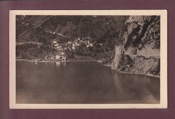 AXENSTRASSE mit Sisikon - Flieger-Postkarte