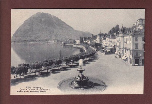 LUGANO - Fontana Bossi - Quai