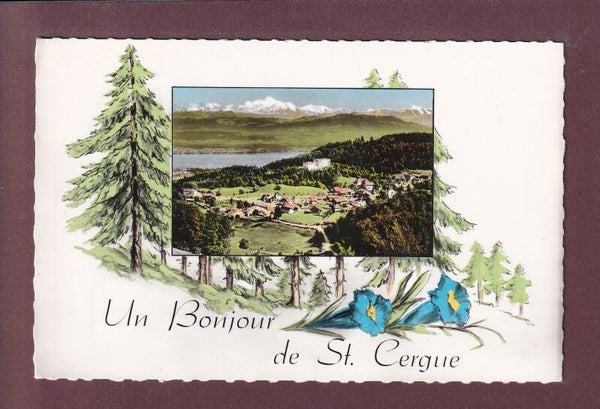 Un bonjour de ST. CERGUE - 1964