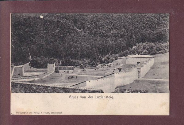 Gruss von der LUZIENSTEIG - 1906