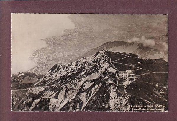 ROCHERS DE NAYE - Caux - Montreux - Vue aérienne - 1946