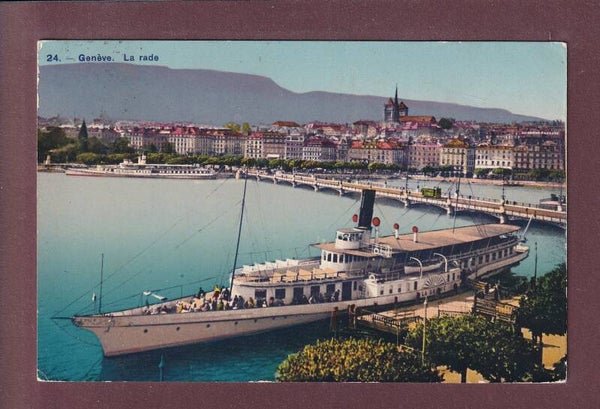 GENEVE - Bateau CGN LA Suisse - 1925