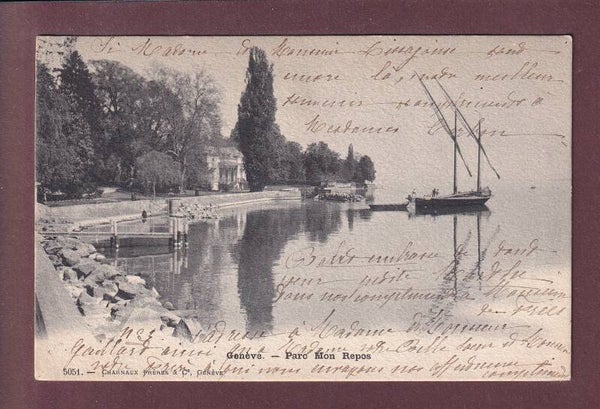 GENEVE - Parc Mon Repos - 1901