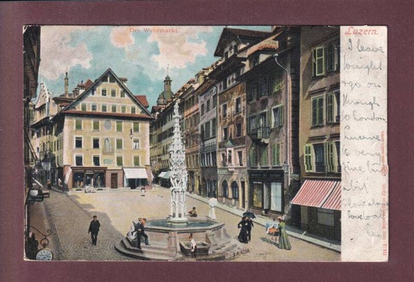 LUZERN - Weinmarkt - 1904