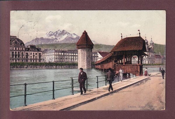 LUZERN - Kapellbrücke - 1911