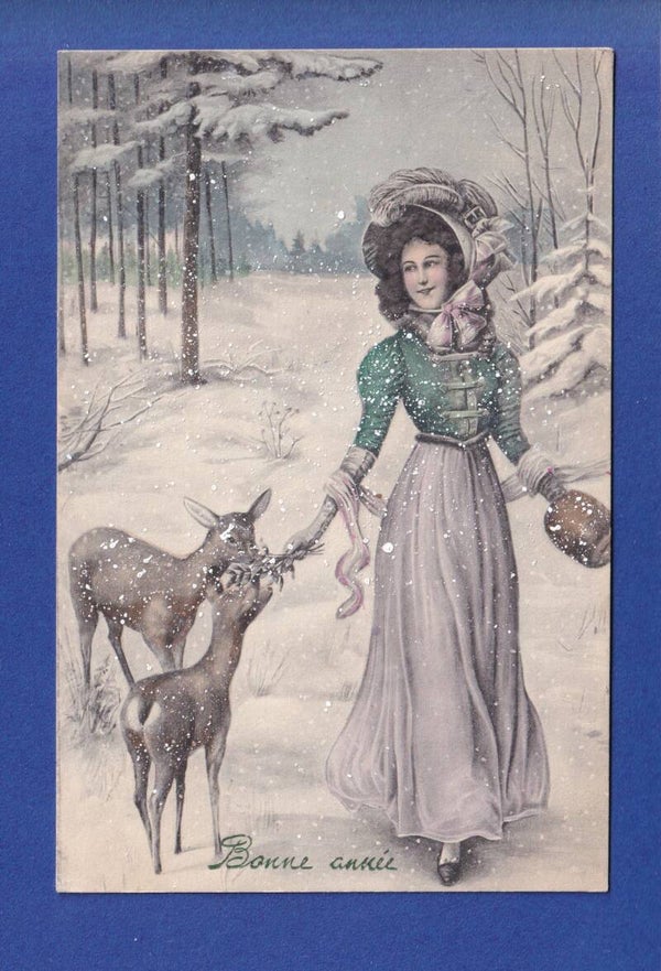 NOUVEL AN - Femme - Biches - 1912