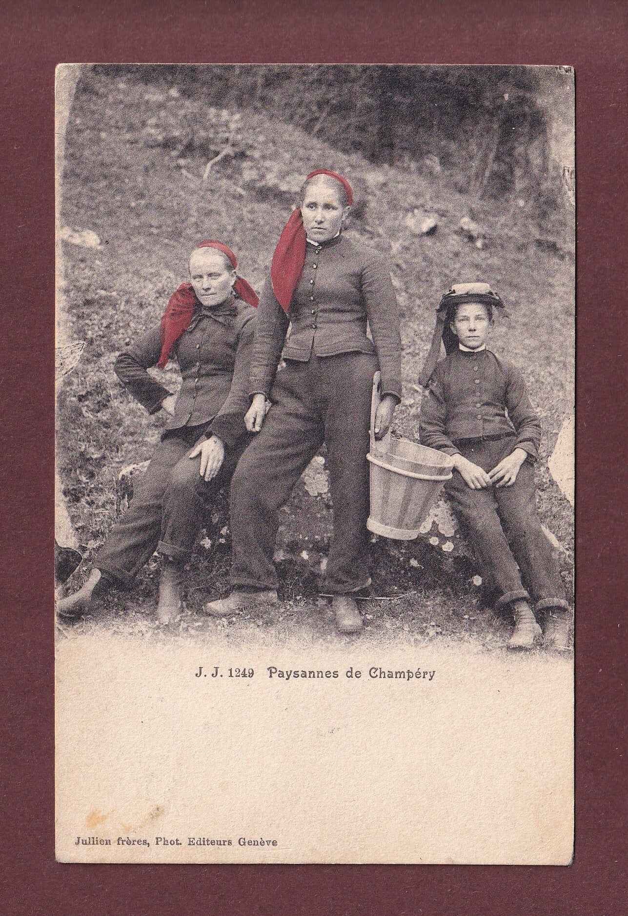 Paysannes de CHAMPERY