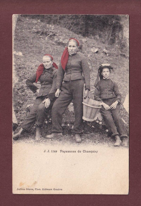 Paysannes de CHAMPERY