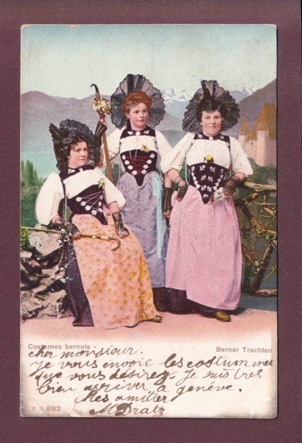 BERN - Tracht - 1909 CPN // Eckbug //