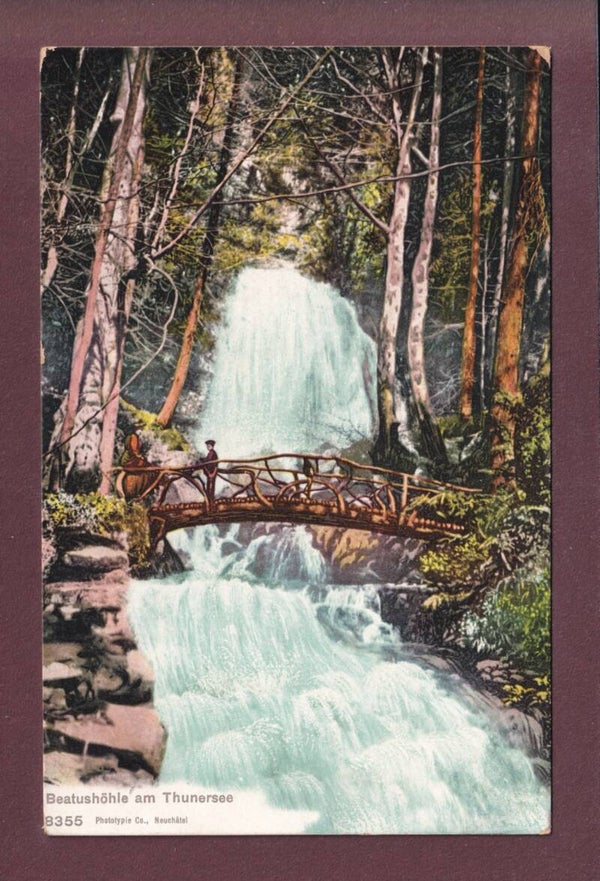 BEATUSHÖHLE am Thunersee - 1920 CPN