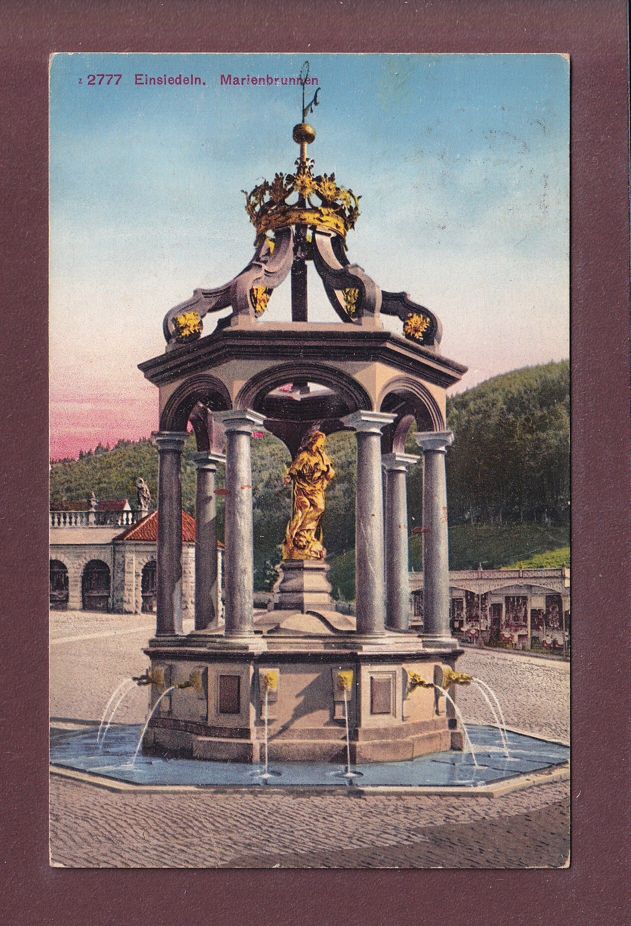 EINSIEDELN - Marienbrunnen - 1927