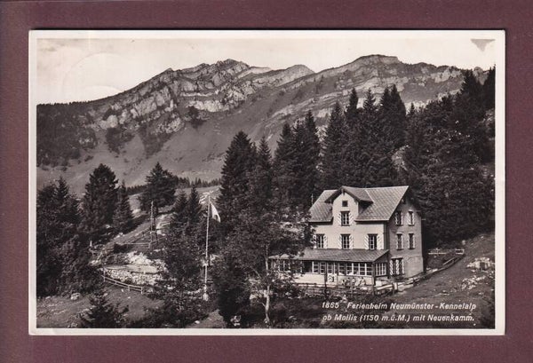 Ferienheim NEUMÜNSTER auf Kennelalp ob Mollis - 1943