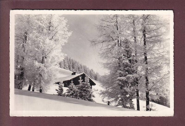 LA PRAFANDAZ sur Leysin - 1960 // pli d'angle //