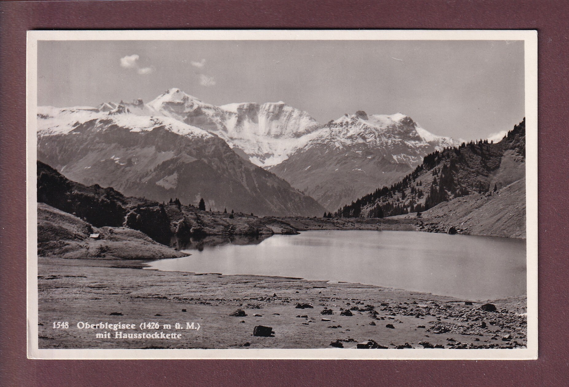 OBERBLEGISEE - Hausstockkette - 1948