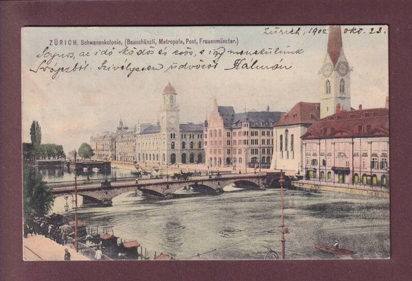 ZÜRICH - Schwanenkolonie - 1902