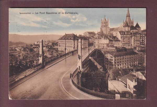 LAUSANNE - Pont Bessières - 1914