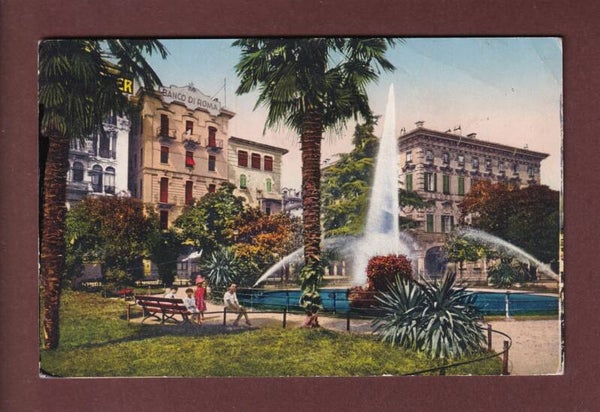 LUGANO - Giardino pubblico - 1928
