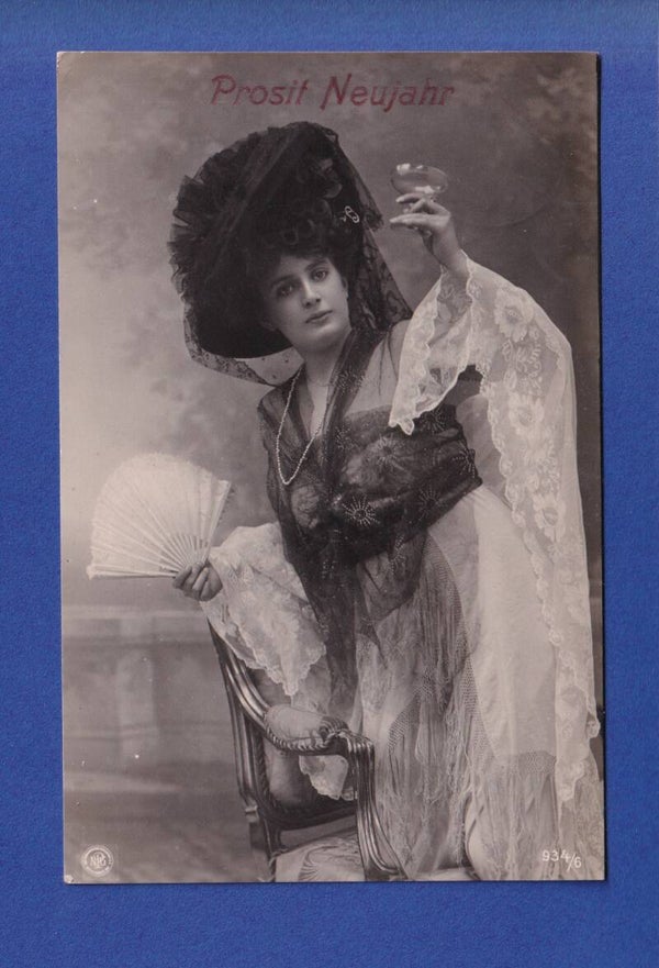 NEUJAHR - Frau - Prosit - 1907