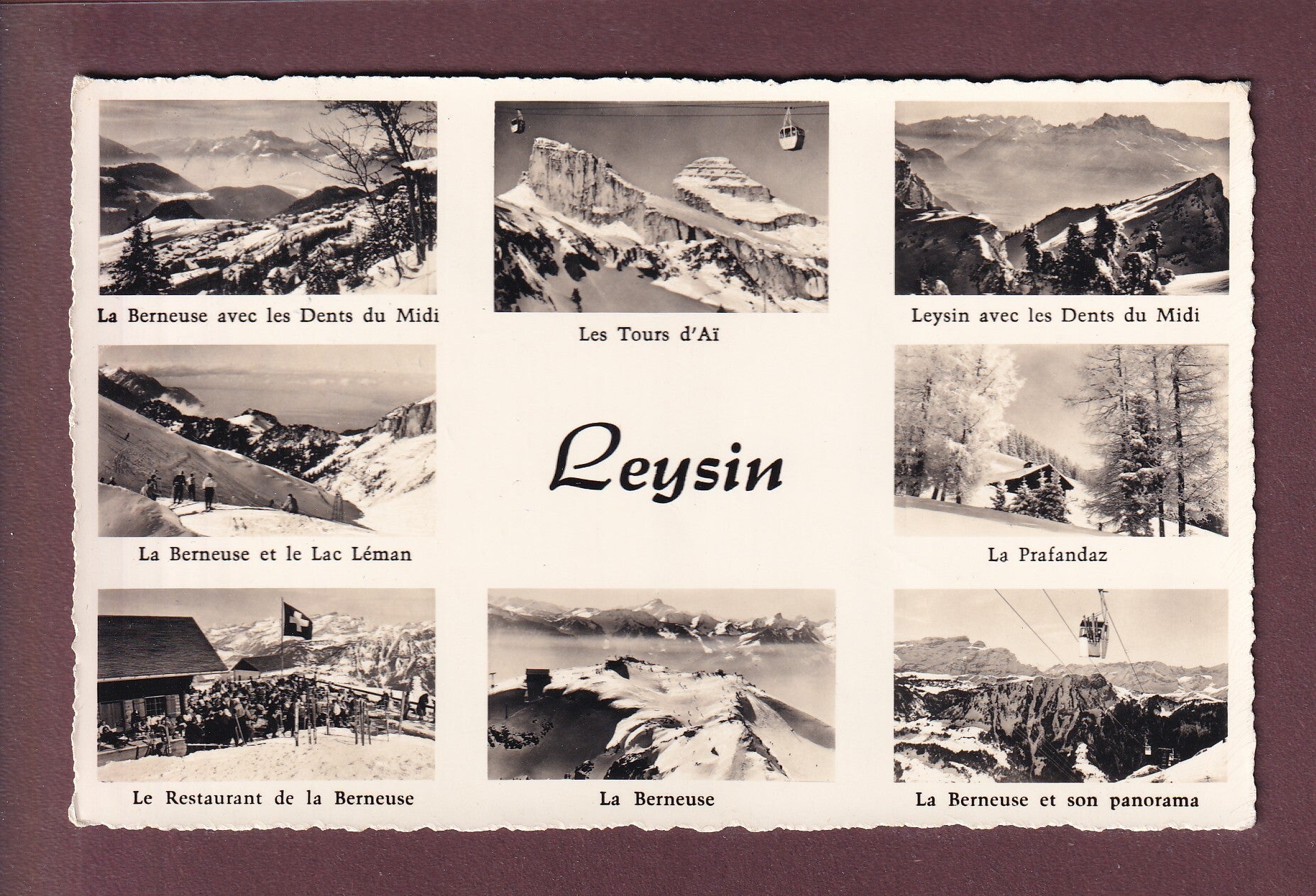 LEYSIN - 8 images - 1964
