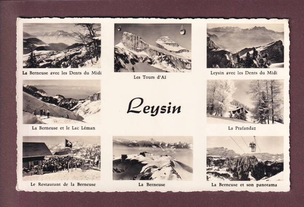 LEYSIN - 8 images - 1964