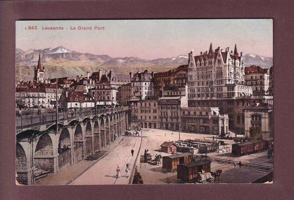 LAUSANNE - Place de l'Europe avant - 1911