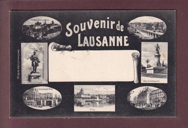 Souvenir de LAUSANNE - Multivues - 1906