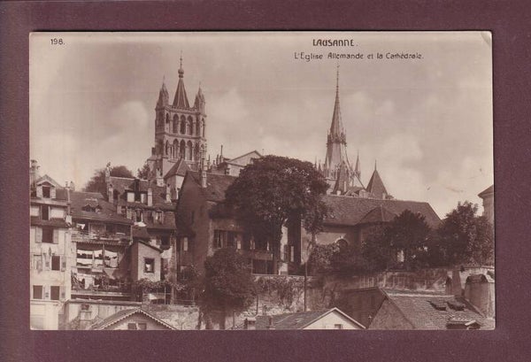 LAUSANNE - Eglise Allemande - 1920