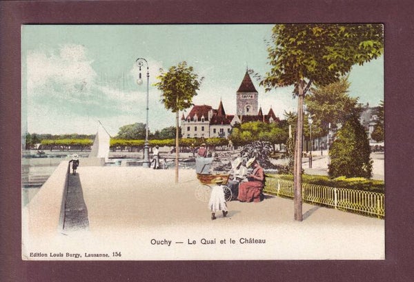 LAUSANNE - Ouchy - Quai - Château - 1907