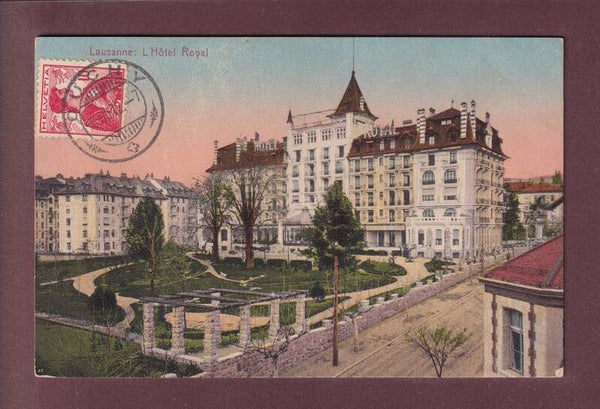 LAUSANNE - Hôtel Royal (Savoy) - 1912