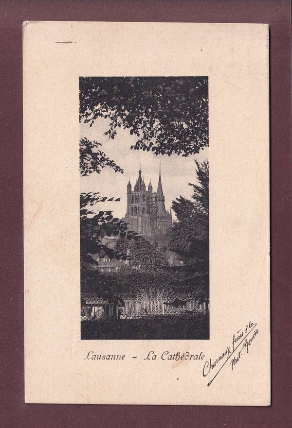 LAUSANNE - Cathédrale - 1910 - Charnaux Frères