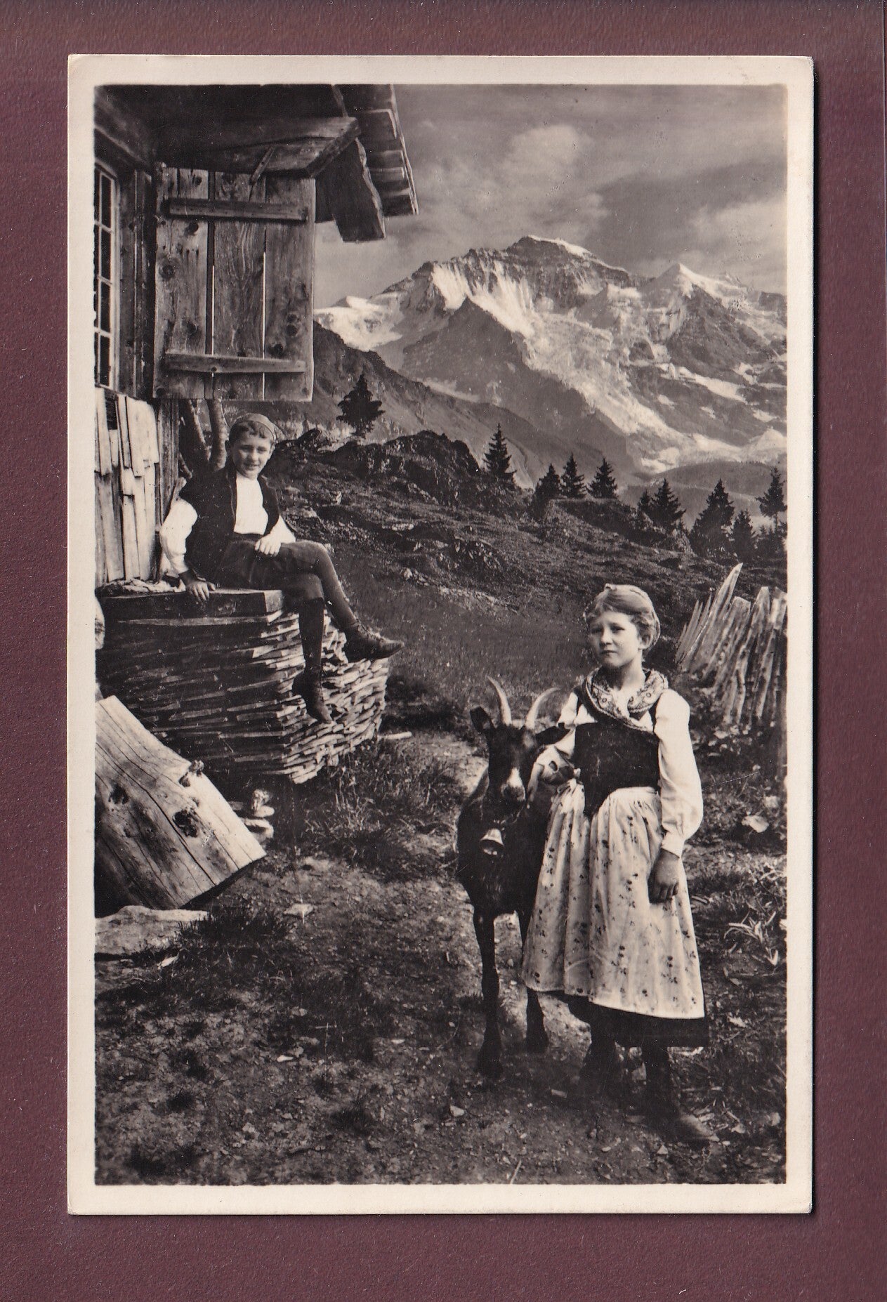 Jungbauern vor der JUNGFRAU - 1931
