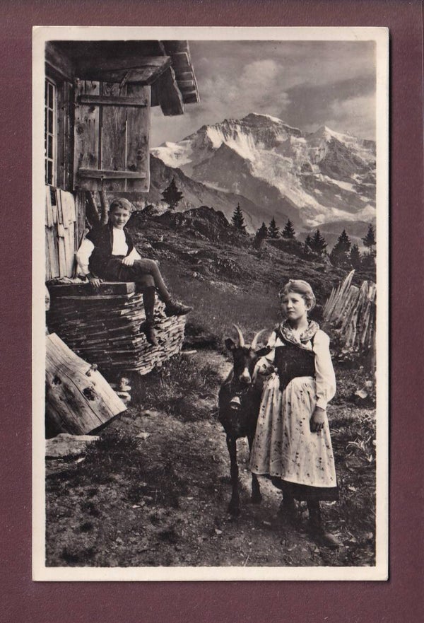 Jungbauern vor der JUNGFRAU - 1931