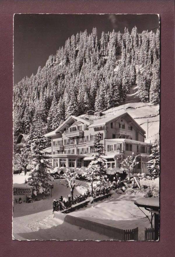 ADELBODEN - Hotel Edelweiss und Schweizerhof - 1954