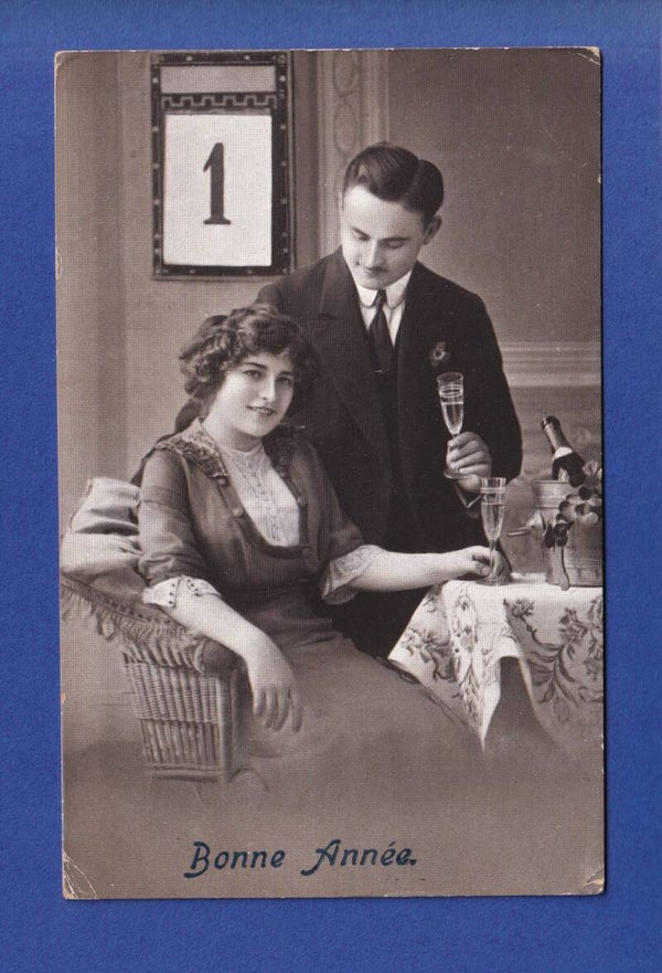 NOUVEL AN - Couple - 1911