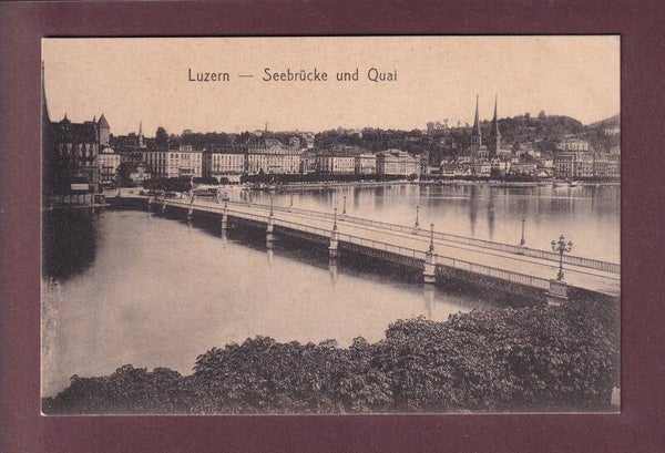 LUZERN - Seebrücke - Quai