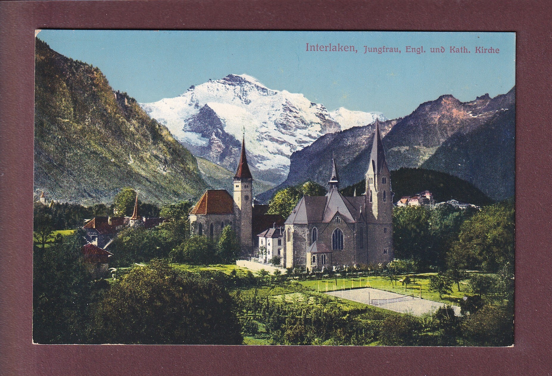 INTERLAKEN - Engl. Und Kath. Kirche - Jungfrau