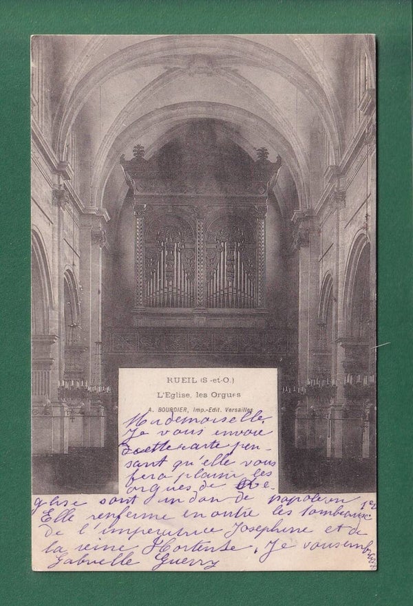 RUEIL - Orgues de l'Eglise - 1902