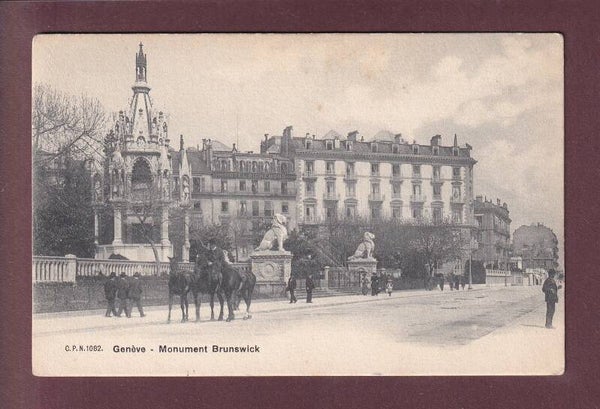 GENEVE - Monument Brunswick - Animation