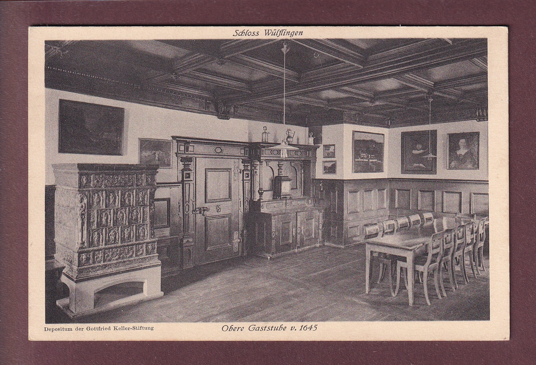 SCHLOSS WÜLFLINGEN - Obere Gaststube