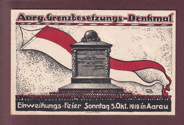 AARAU - Grenzbesetzungs-Denkmal