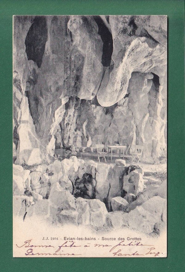 EVIAN-LES-BAINS - Source des Grottes - 1903