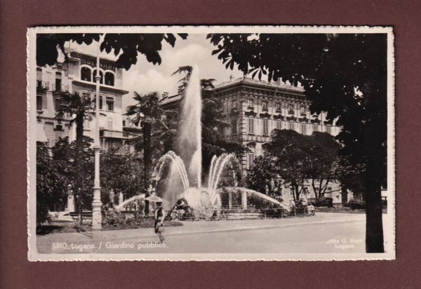 LUGANO - Giardino pubblico - 1948