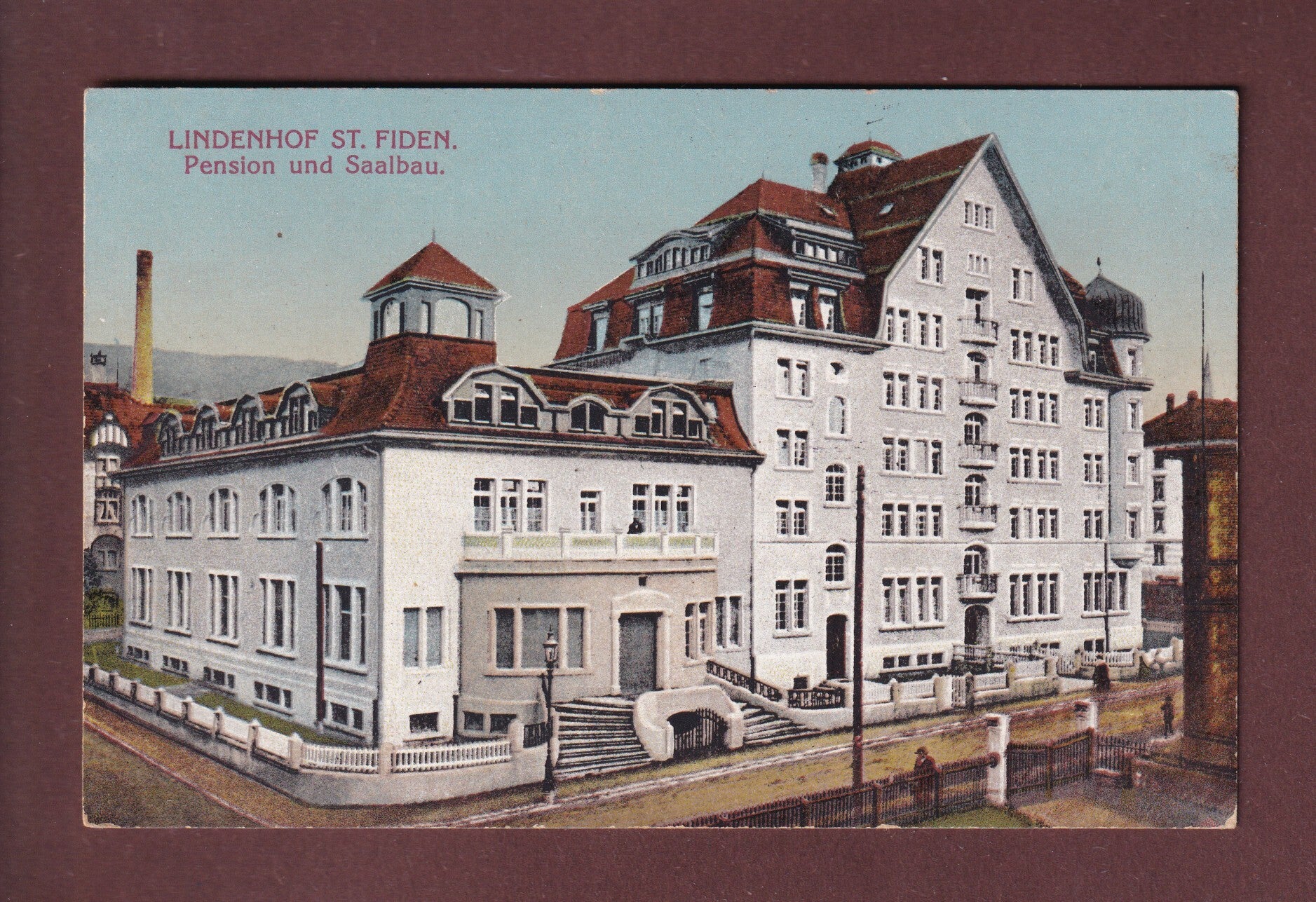 ST. GALLEN - Lindenhof ST. FIDEN - 1915