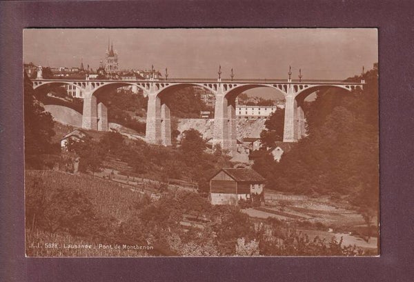 LAUSANNE - Pont Chaudron et plaine de Montbenon