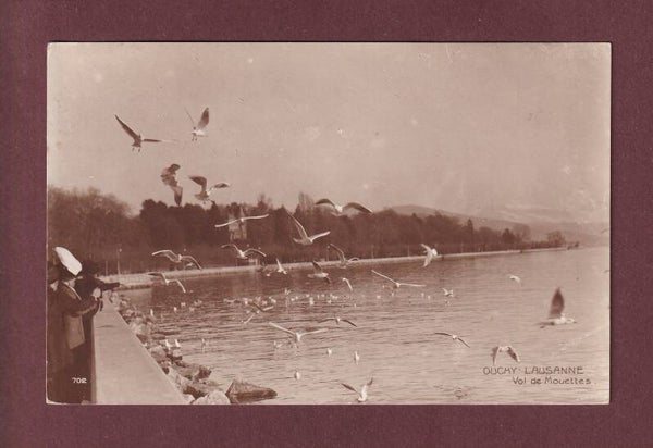 LAUSANNE - Ouchy - Les Mouettes - 1922
