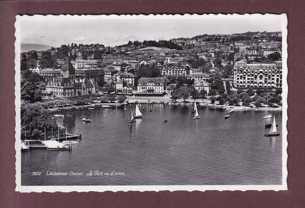 LAUSANNE - Ouchy vu d'avion - 1946