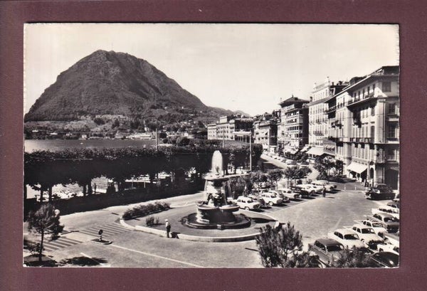 LUGANO - Fontana Bossi - Auto - 1962