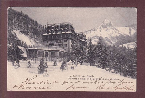 LES AVANTS - Grand Hôtel en hiver - 1905