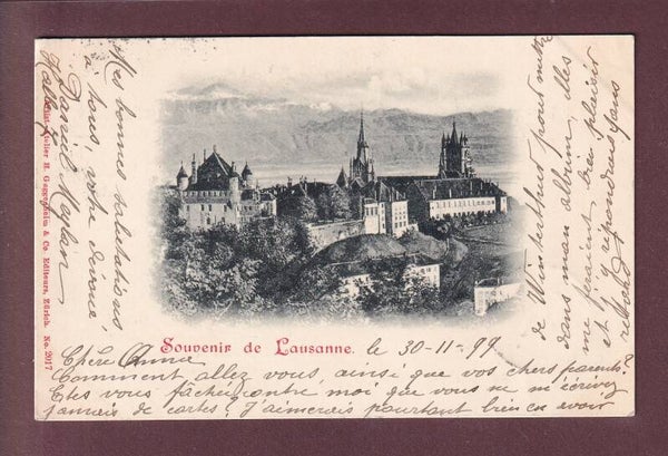 Souvenir de LAUSANNE - 1899