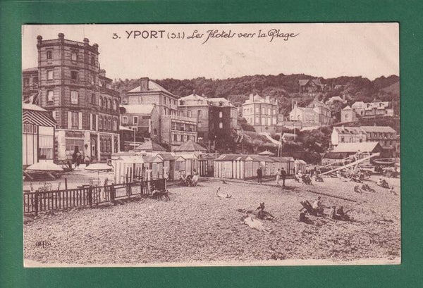 YPORT - Les Hotels vers la plage - 1932